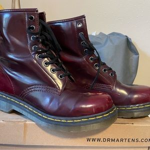 Doc Martens vegan leather boots